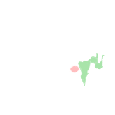 drawing of a girl spanked at a bus stop