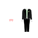 drawing of man and woman in wedding outfit