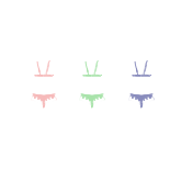 three women in lingerie